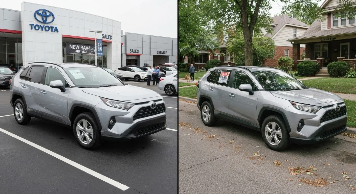Buying at a Dealership vs. Buying Privately