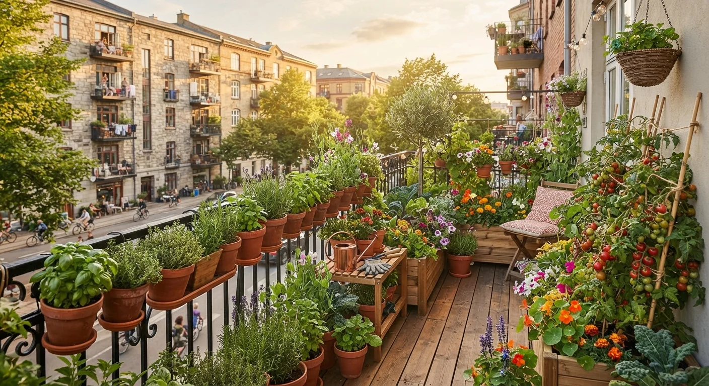 Container Gardening on Balconies and Small Patios