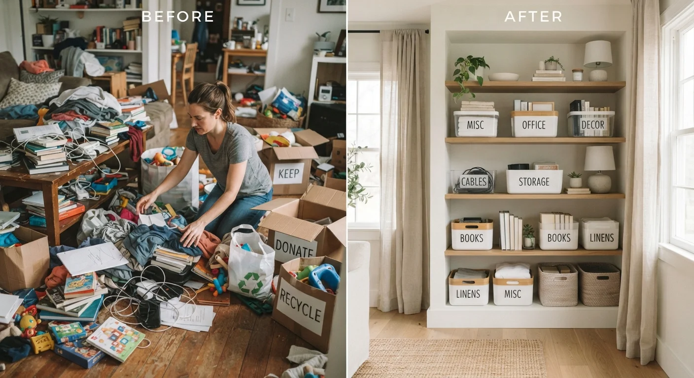 Decluttering vs. Organizing: Understanding the Difference and Why It Matters