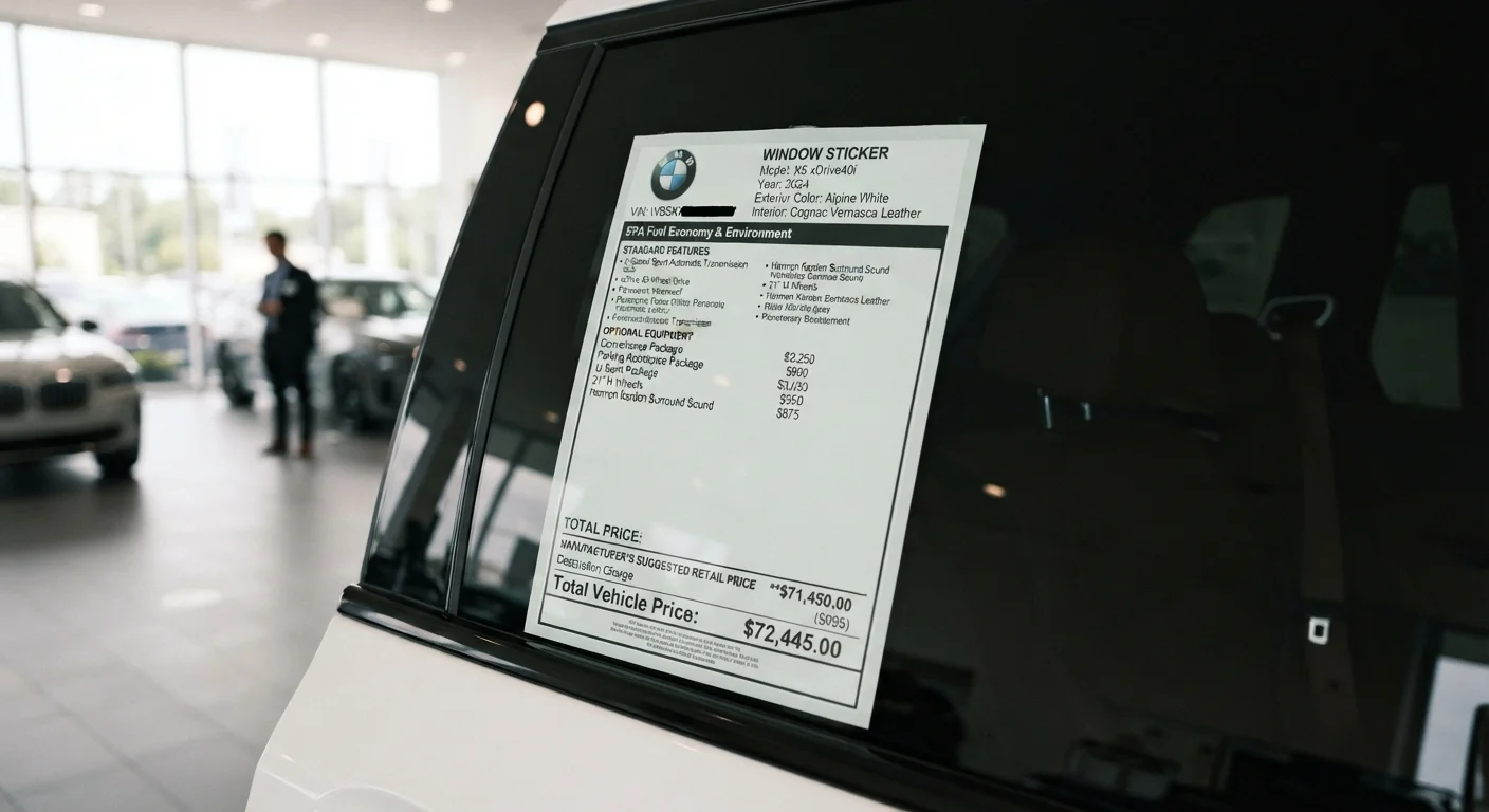 Decoding a Car Window Sticker