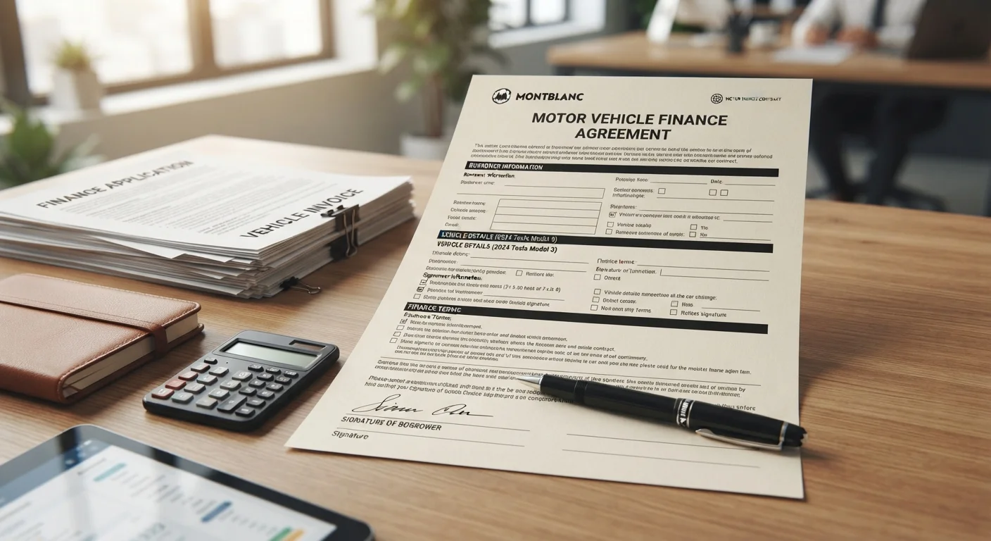 Key Terms in a Car Finance Agreement, Explained