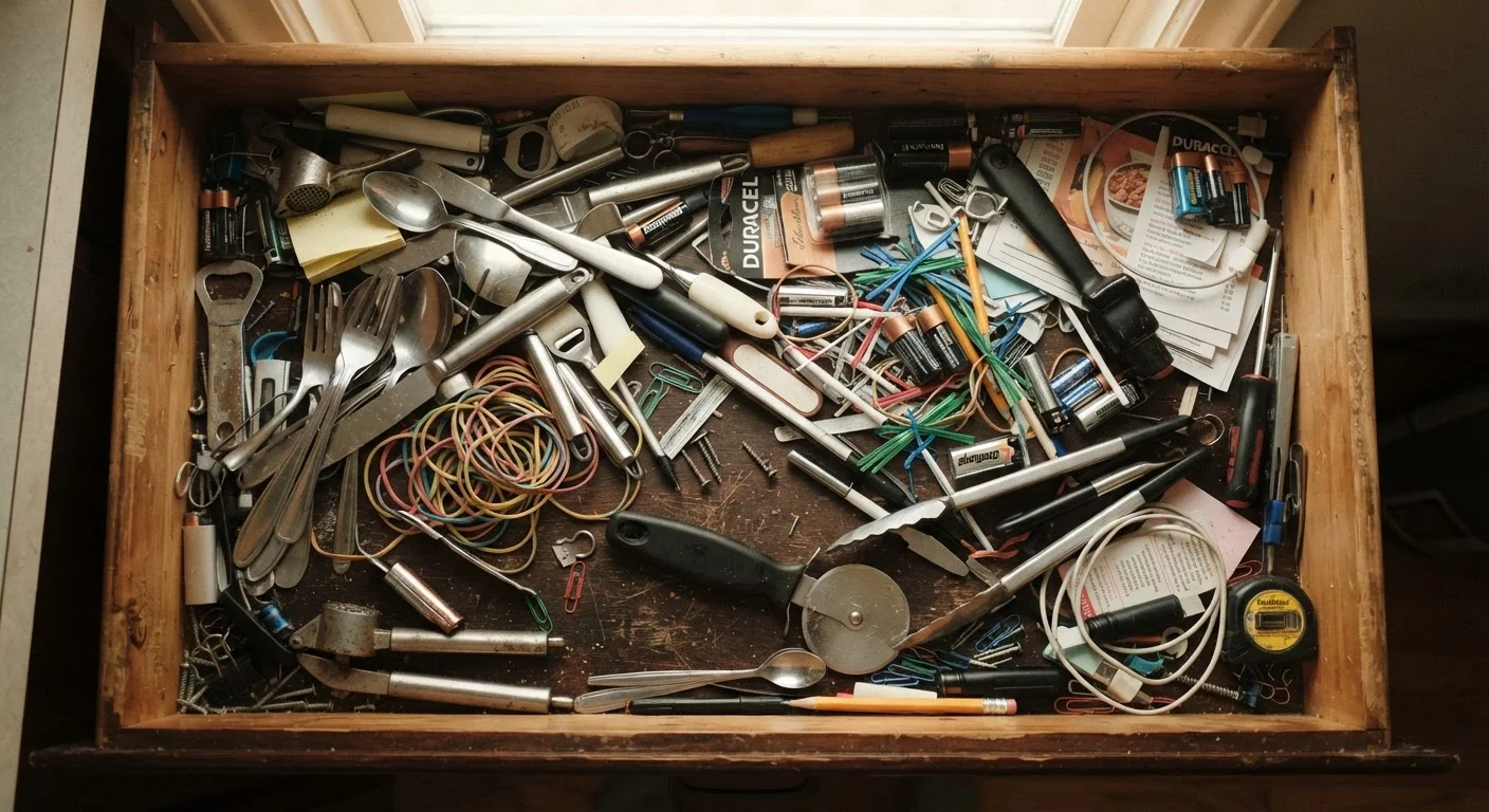 Kitchen Drawer Chaos: Where Organization Systems Tend to Break Down