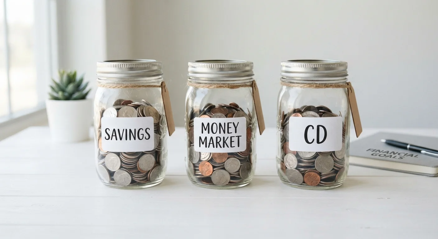 Savings Accounts, Money Market Accounts, and CDs: What Actually Sets Them Apart