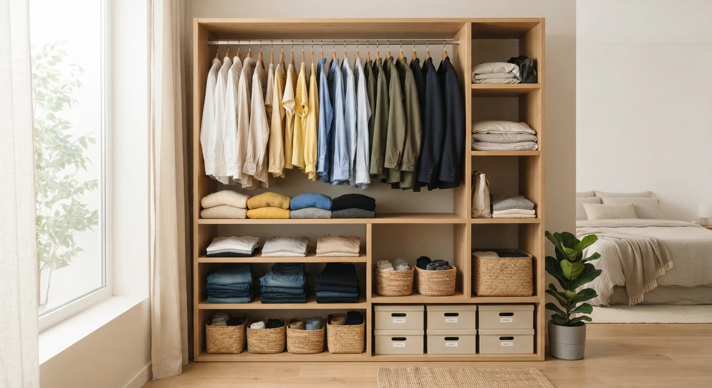 Tackling a Cluttered Wardrobe Without Starting Over