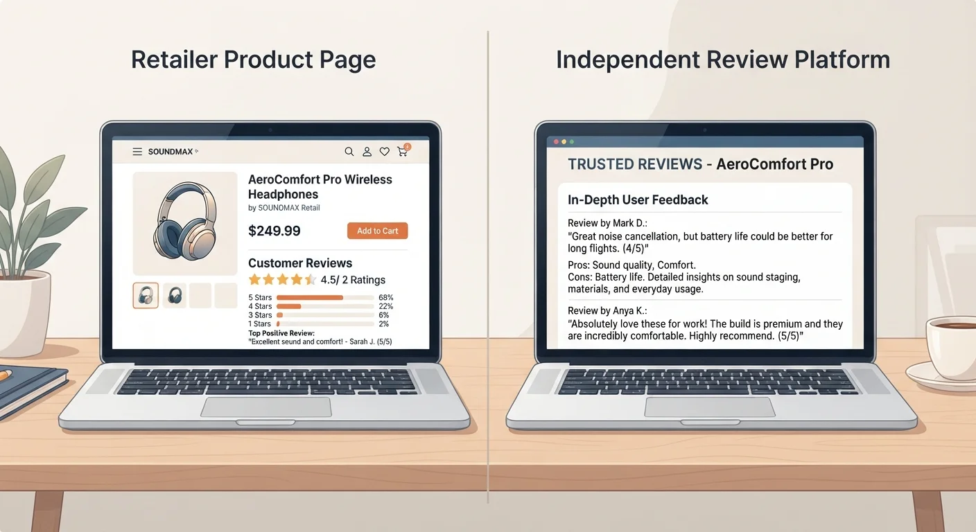 Third-Party Review Sites vs. Retailer Reviews: Where Should You Look First?