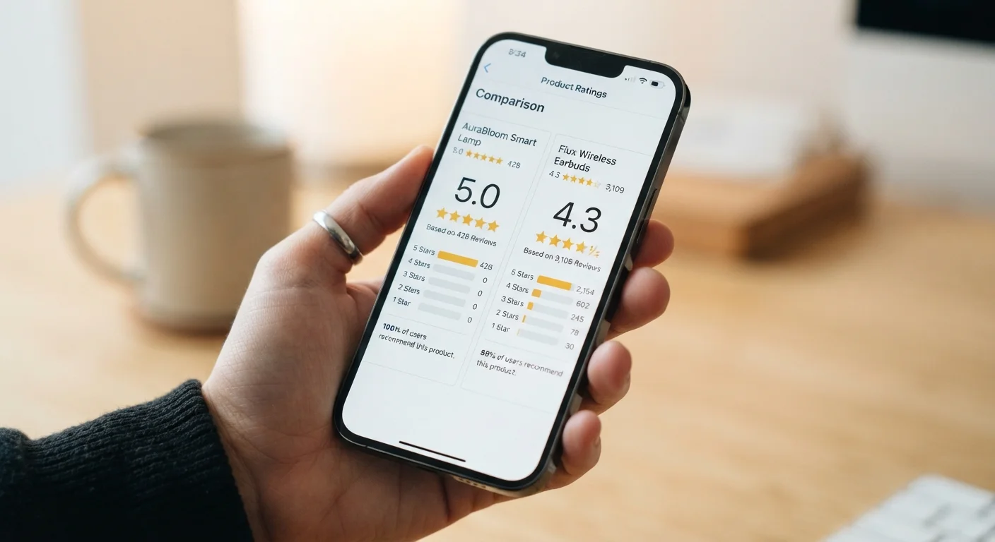 Why a 4.3-Star Product Often Beats a 5-Star One